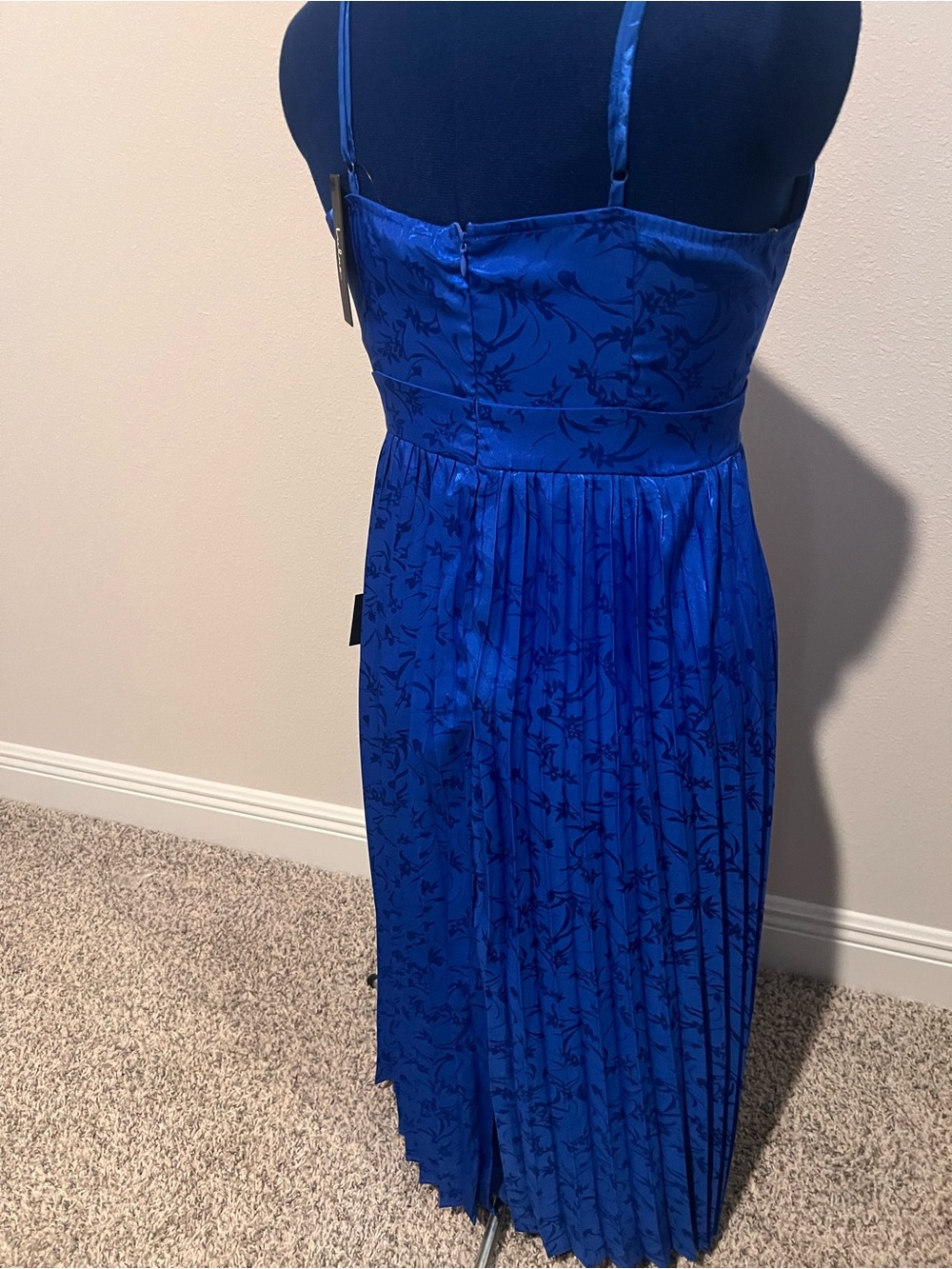 Lulu's Cobalt Blue Strappy Dress - Picture 10 of 16